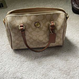 Coach bag used one time and missing strap. Used one time
